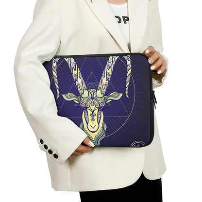 Astrological Capricorn Sign Print Laptop Sleeve