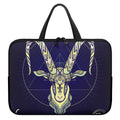 Astrological Capricorn Sign Print Laptop Sleeve With Handle