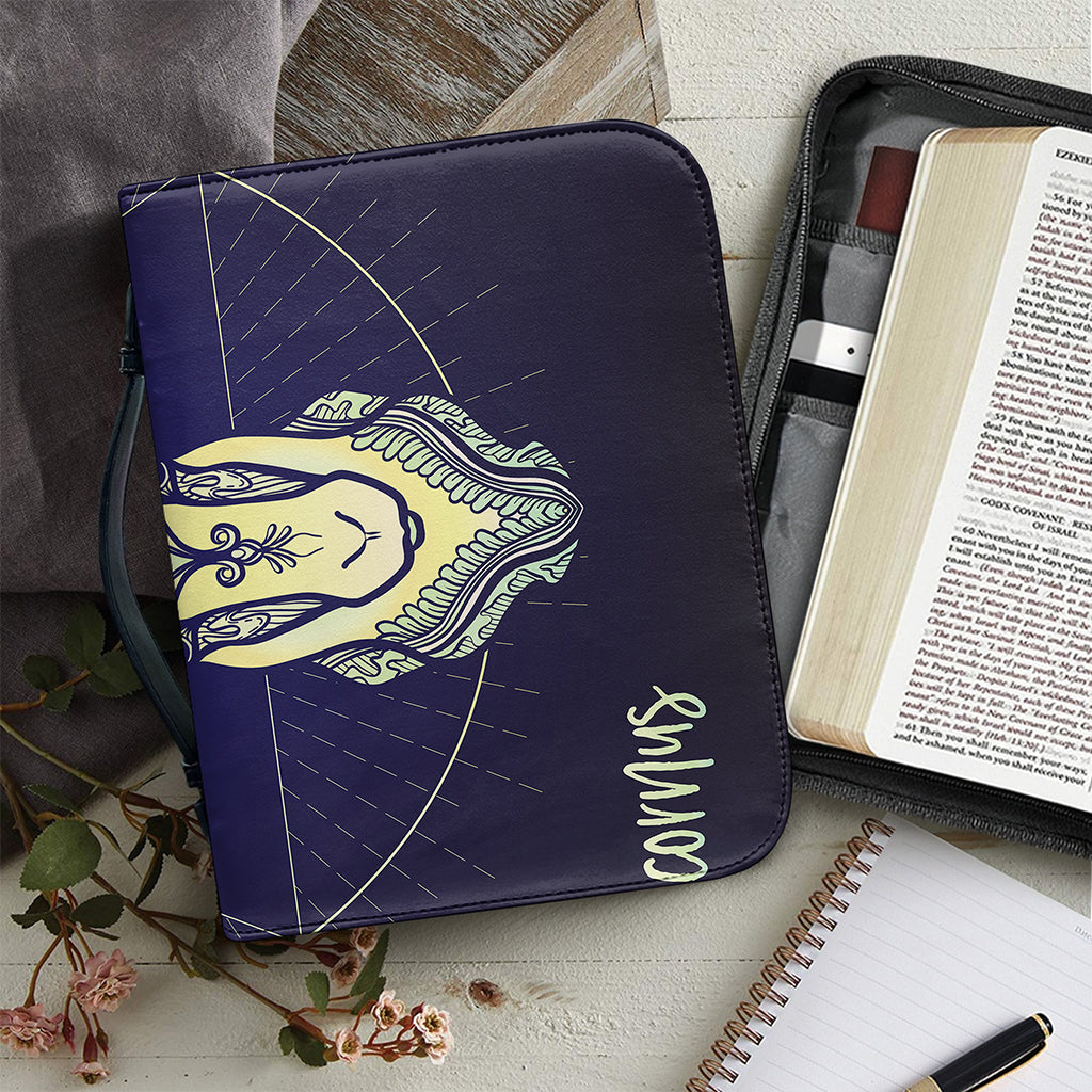 Astrological Capricorn Sign Print Leather Bible Cover