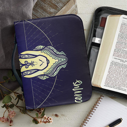 Astrological Capricorn Sign Print Leather Bible Cover
