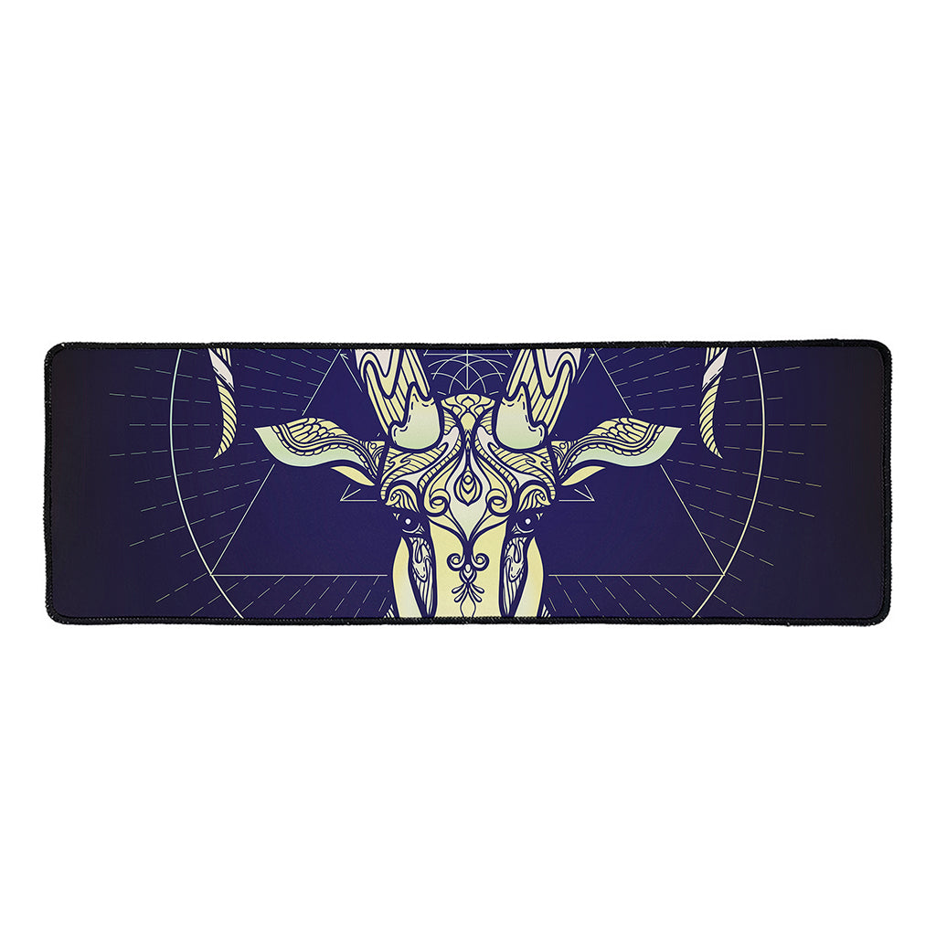 Astrological Capricorn Sign Print Long Kitchen Mat