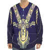 Astrological Capricorn Sign Print Long Sleeve Baseball Jersey