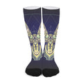 Astrological Capricorn Sign Print Long Socks