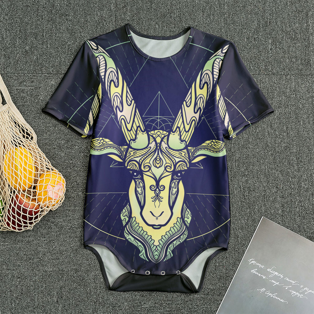 Astrological Capricorn Sign Print Men's Bodysuit