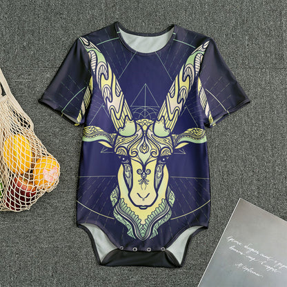 Astrological Capricorn Sign Print Men's Bodysuit