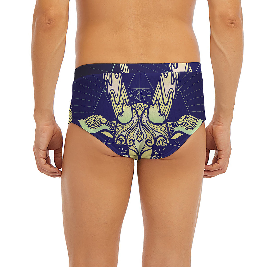 Astrological Capricorn Sign Print Men's Briefs