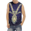 Astrological Capricorn Sign Print Men's Fitness Tank Top