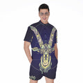 Astrological Capricorn Sign Print Men's Romper