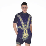 Astrological Capricorn Sign Print Men's Rompers
