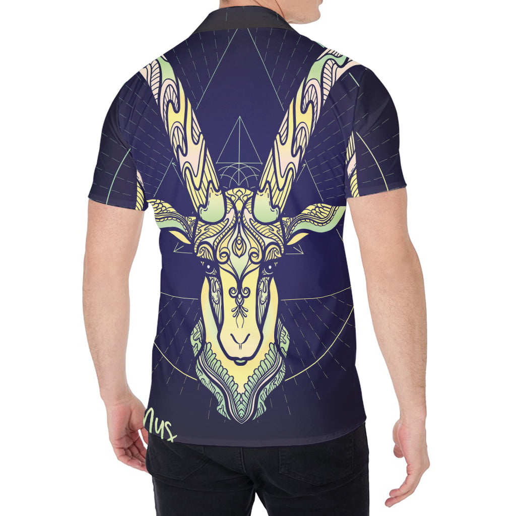Astrological Capricorn Sign Print Men's Shirt