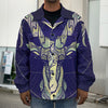 Astrological Capricorn Sign Print Men's Shirt Jacket