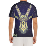 Astrological Capricorn Sign Print Men's Short Sleeve Rash Guard