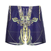 Astrological Capricorn Sign Print Men's Sports Shorts