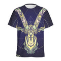 Astrological Capricorn Sign Print Men's Athletic T-Shirt