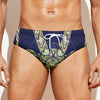 Astrological Capricorn Sign Print Men's Swim Briefs