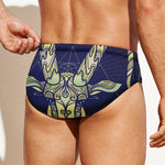 Astrological Capricorn Sign Print Men's Swim Briefs