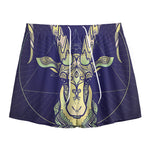 Astrological Capricorn Sign Print Mesh Shorts