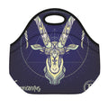 Astrological Capricorn Sign Print Neoprene Lunch Bag