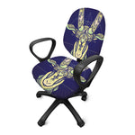 Astrological Capricorn Sign Print Office Chair Cover