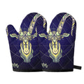 Astrological Capricorn Sign Print Oven Mitts