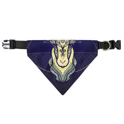 Astrological Capricorn Sign Print Over The Collar Dog Bandana