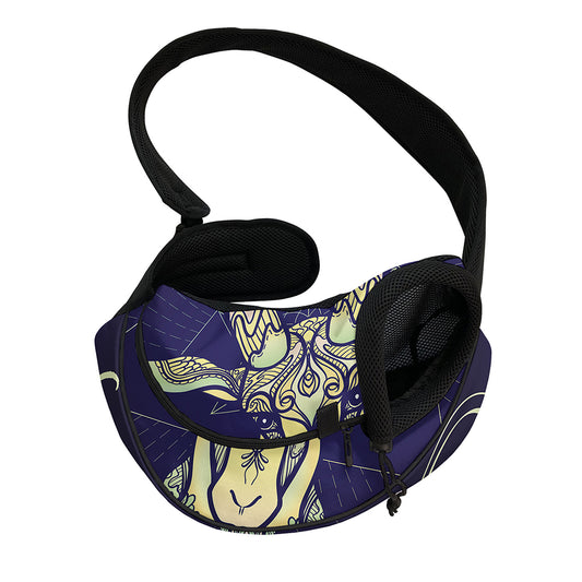 Astrological Capricorn Sign Print Pet Sling Carrier