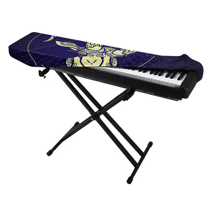 Astrological Capricorn Sign Print Piano Keyboard Cover