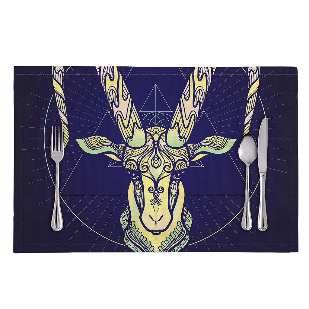 Astrological Capricorn Sign Print Placemat