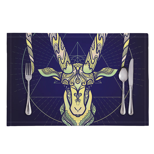 Astrological Capricorn Sign Print Placemat