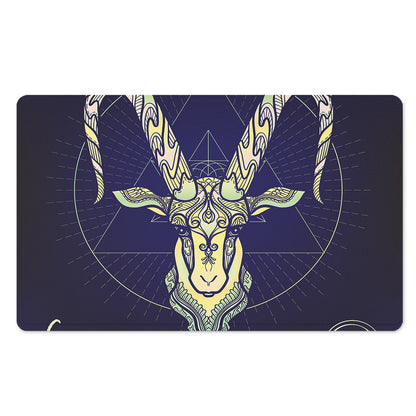 Astrological Capricorn Sign Print Polyester Doormat