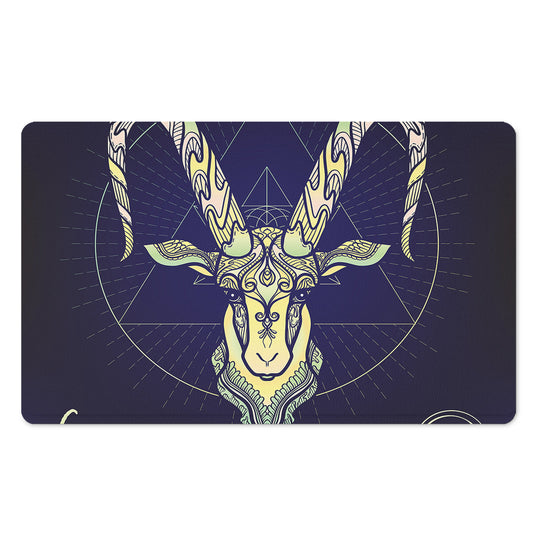 Astrological Capricorn Sign Print Polyester Doormat