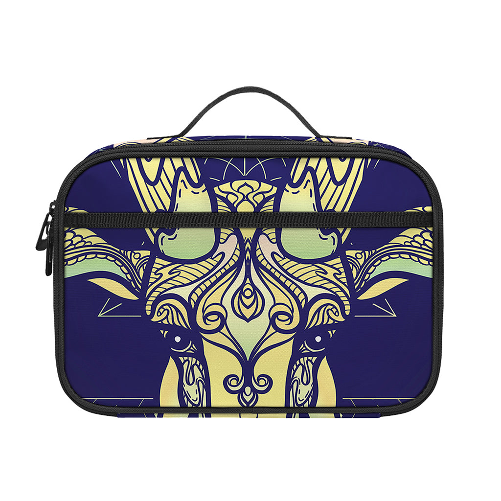 Astrological Capricorn Sign Print Portable Lunch Bag