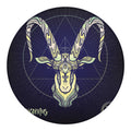 Astrological Capricorn Sign Print Round Blanket