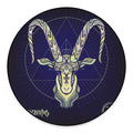 Astrological Capricorn Sign Print Round Floor Mat