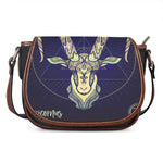 Astrological Capricorn Sign Print Saddle Bag