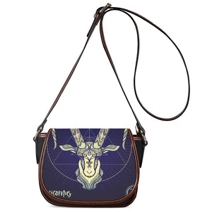 Astrological Capricorn Sign Print Saddle Bag