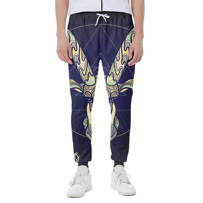 Astrological Capricorn Sign Print Scuba Joggers