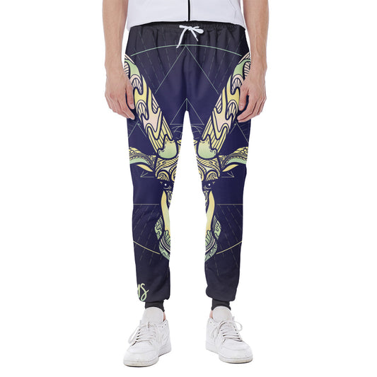 Astrological Capricorn Sign Print Scuba Joggers