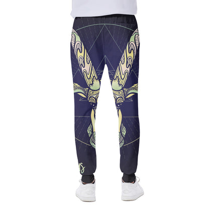 Astrological Capricorn Sign Print Scuba Joggers