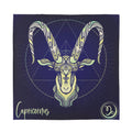 Astrological Capricorn Sign Print Silk Bandana