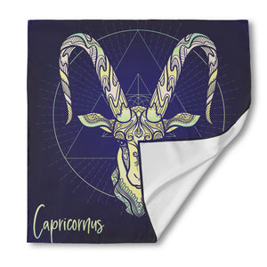 Astrological Capricorn Sign Print Silk Bandana