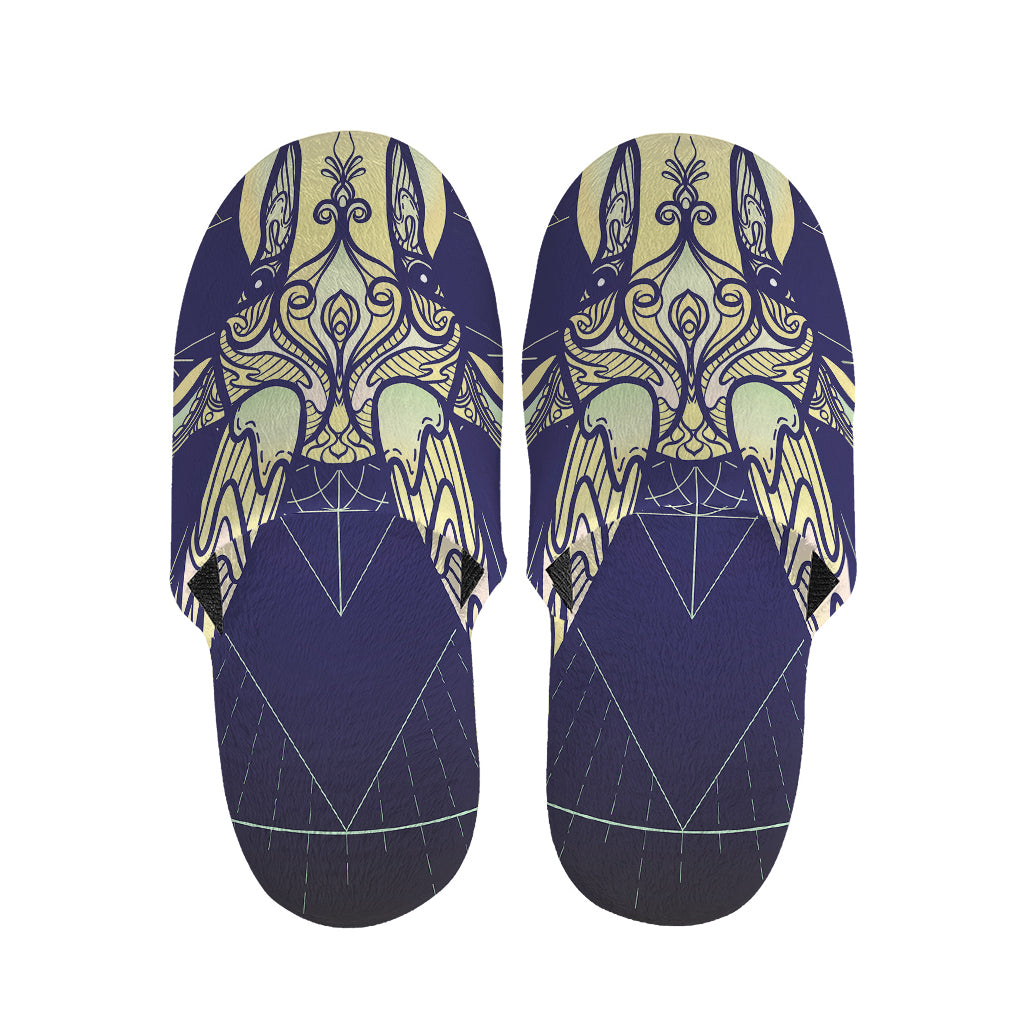 Astrological Capricorn Sign Print Slippers