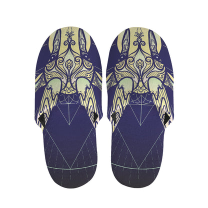 Astrological Capricorn Sign Print Slippers