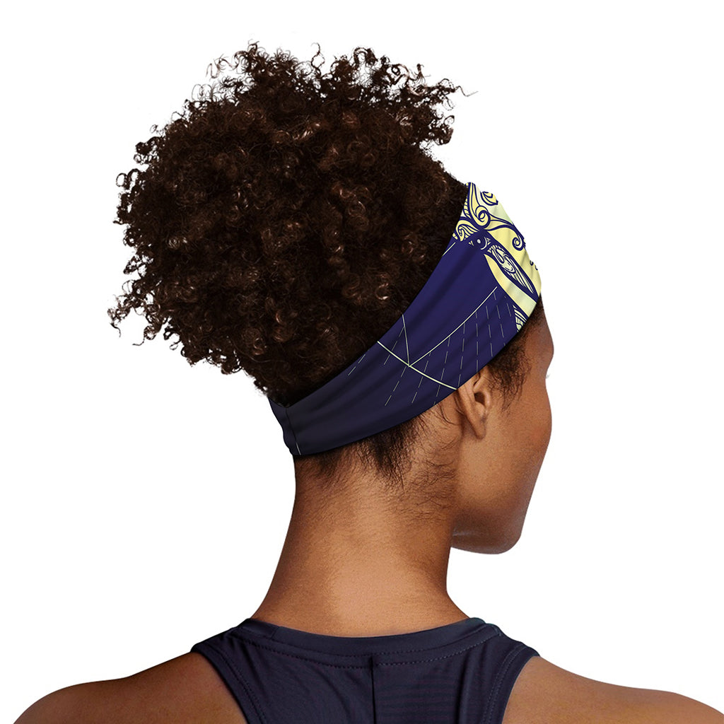 Astrological Capricorn Sign Print Sports Headband