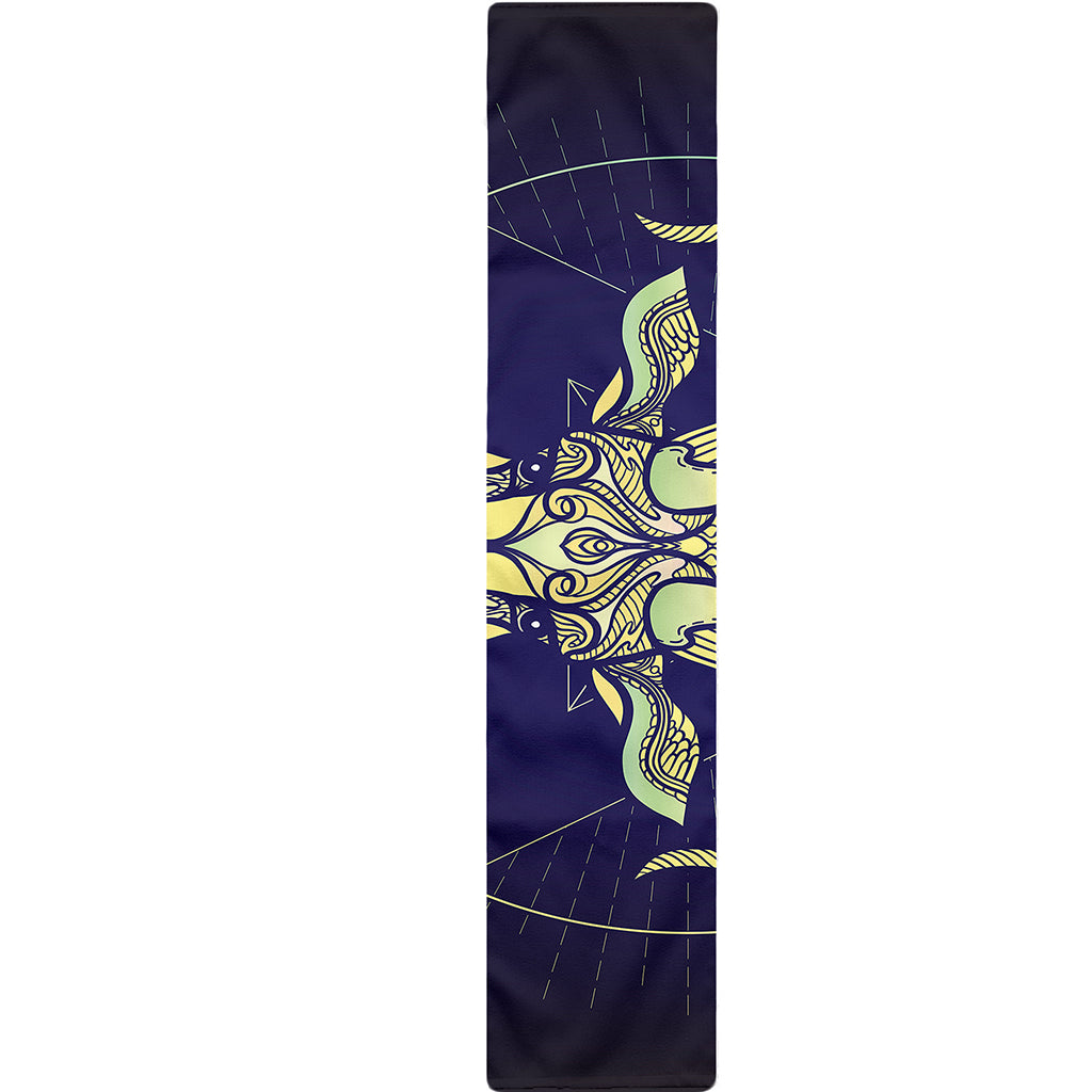 Astrological Capricorn Sign Print Table Runner