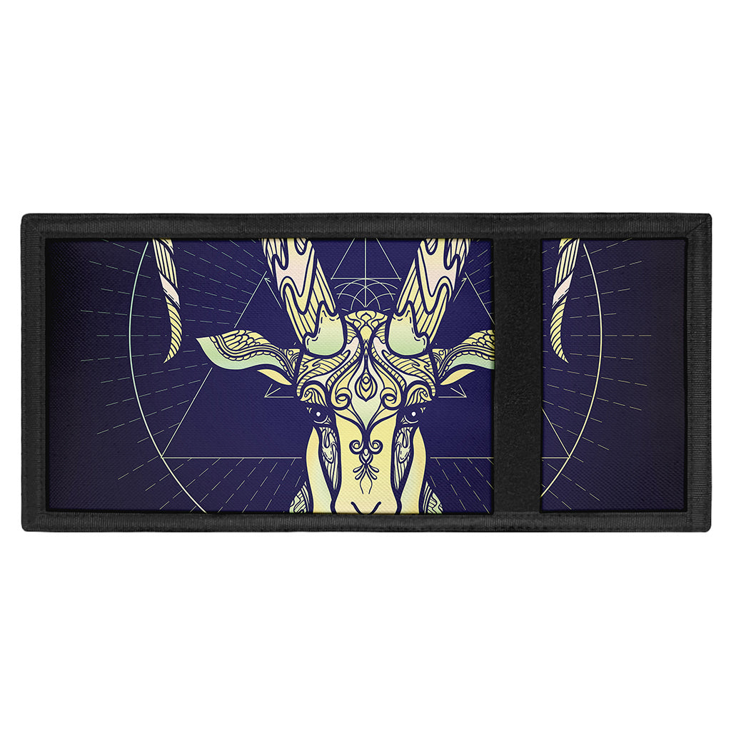 Astrological Capricorn Sign Print Trifold Wallet