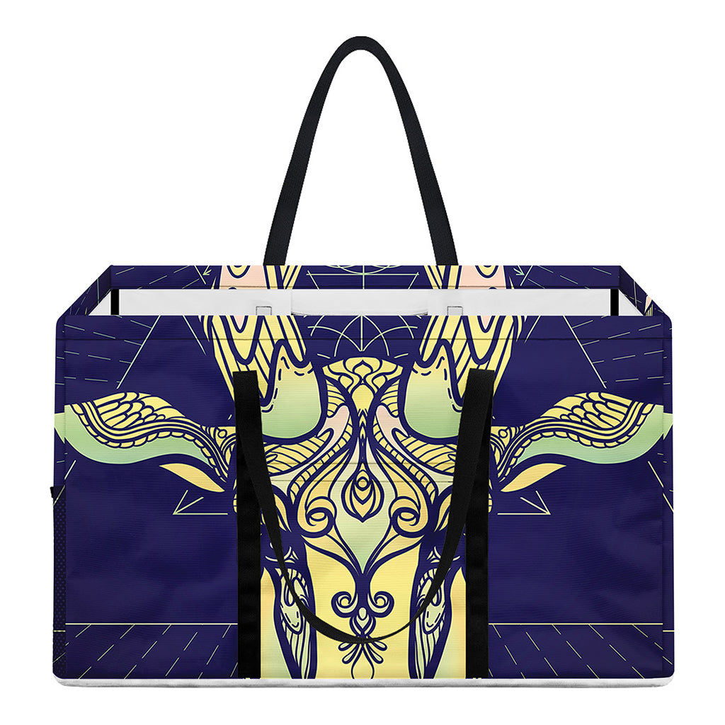 Astrological Capricorn Sign Print Utility Tote Bag