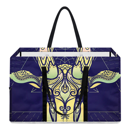 Astrological Capricorn Sign Print Utility Tote Bag