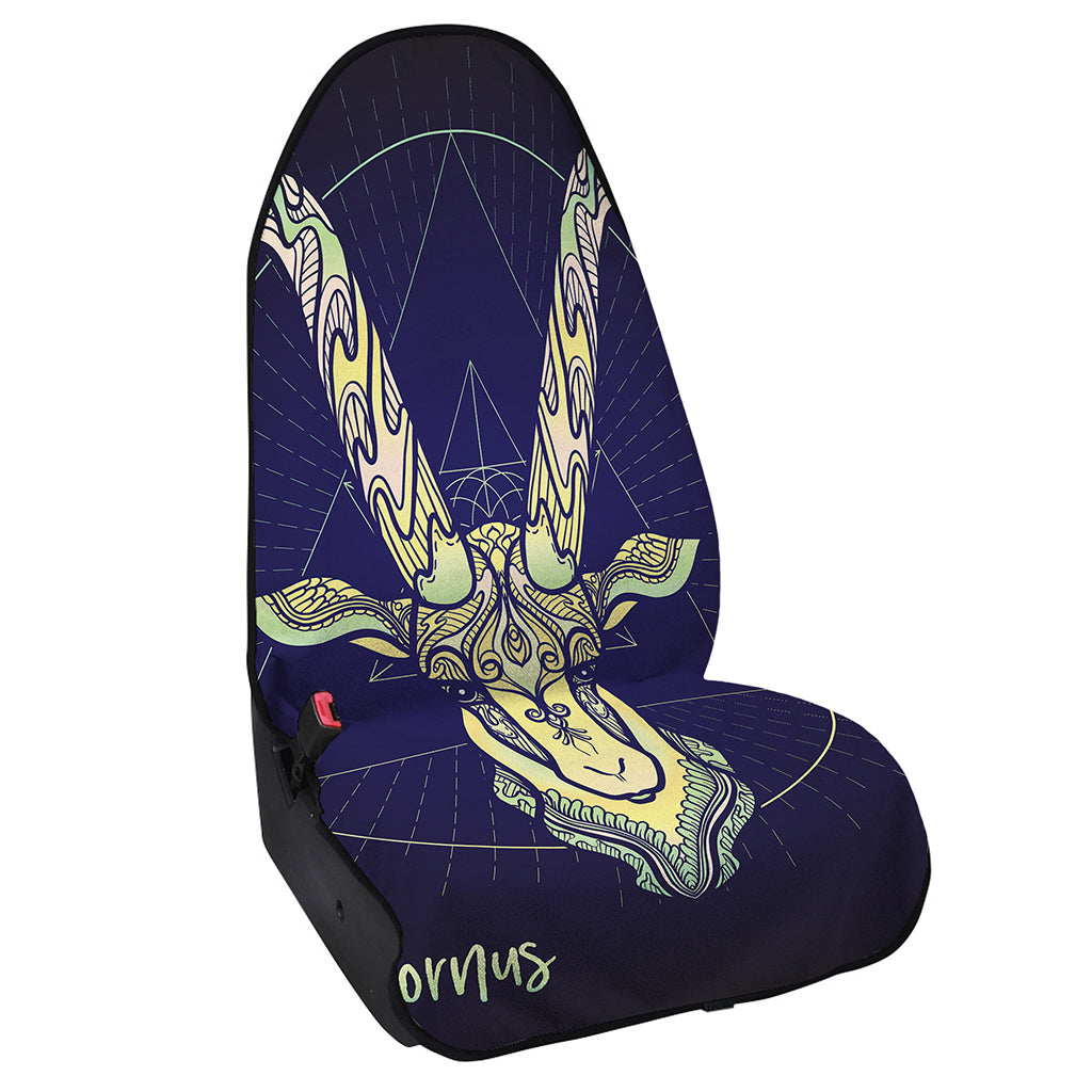 Astrological Capricorn Sign Print Waterproof Car Seat Cover