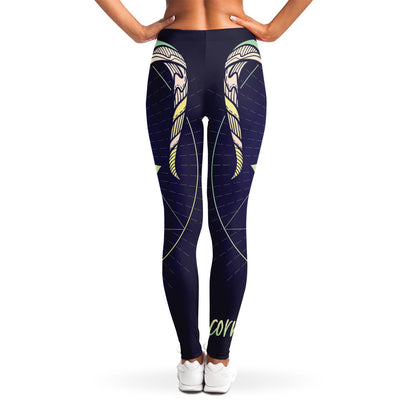 Astrological Capricorn Sign Print Women's Leggings